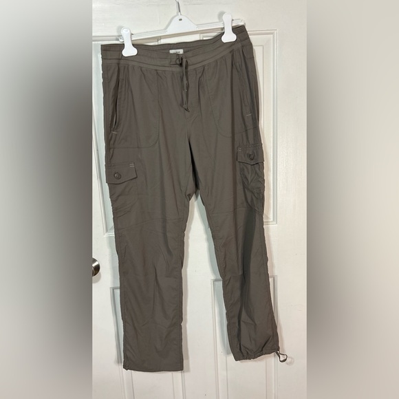 L.L.Bean Men's Cargo Nylon Lightweight Pants Large Hiking Outdoor Drawstring - Picture 1 of 13